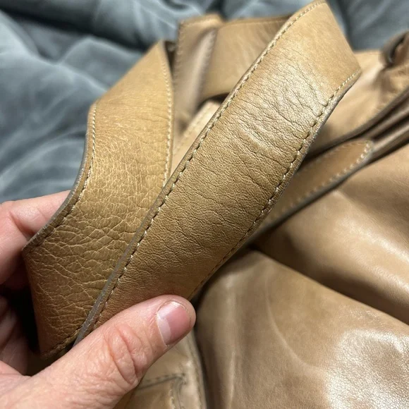 Kooba Jacinda Distressed Leather
Belted Shoulder bag - Picture 9 of 15